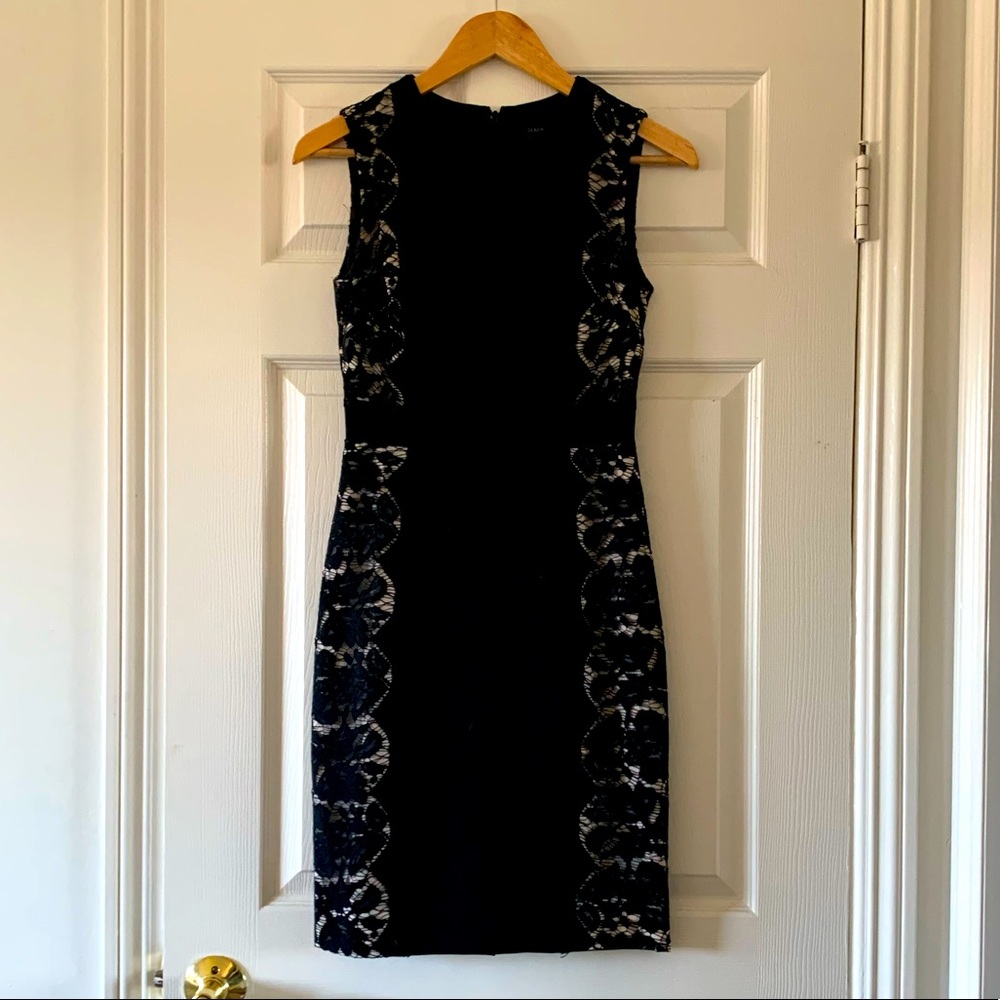 J Crew cocktail-work dress. Black.